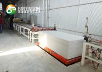 Linha de produção laminada PVC da telha do teto da gipsita com baixo custo