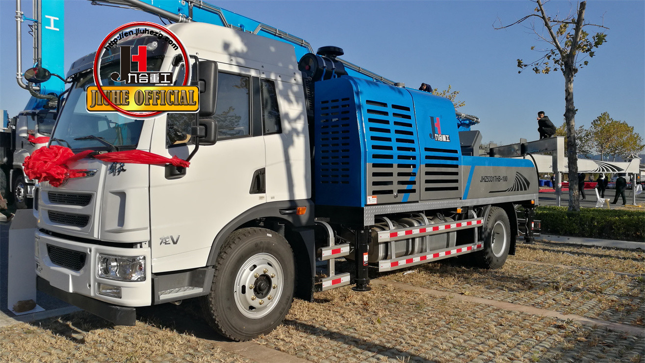 JIUHE грузовик монтированный бетонный насос DEUTZ двигатель