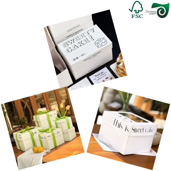 Carton blanc 350 grammes certifié FSC sans danger pour les aliments avec revêtement d'un côté