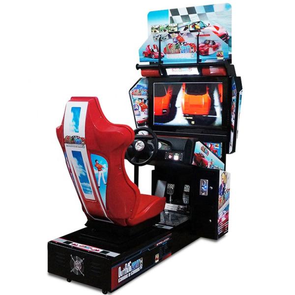 3D Car Racing Game Machine Electronic Enjoyable Professional With 32 Inch Display