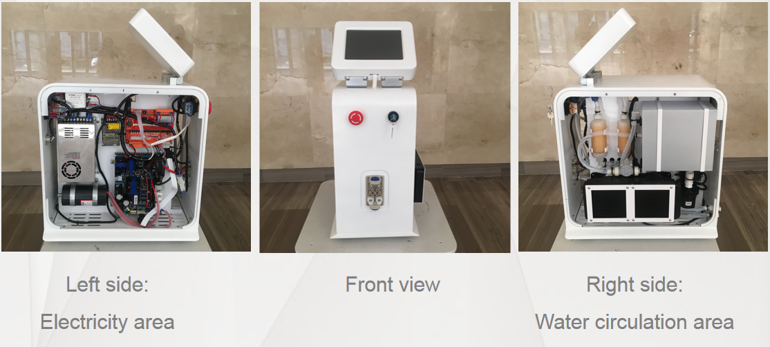 APQ1 Portable Laser Tattoo Removal Equipment ND Yag Laser Q Switch Type