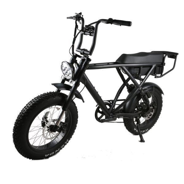 48v 500w Full Suspension Fat Ebike Electric Bicycle Dual Suspension with 7 Speed Gears