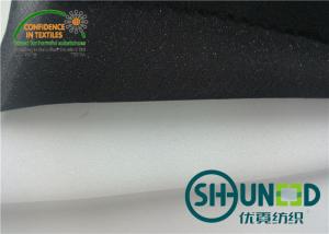 Interface fusible, blanc pur de interlignage tissé fusible de tissu de double