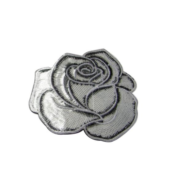 Shrink Proof Stick On Embroidery Patch 12C Flowers PMS Fabric
