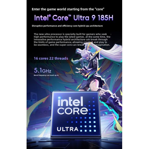 Ultra9 Design Specific Lightweight 16 Touch Screen High Performance Intel Gaming Laptop for Business Office Student Use US Plug