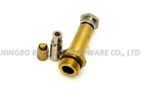 A linha fêmea da cor de bronze montou o núcleo montado Armature/FKM do guia da haste do solenoide