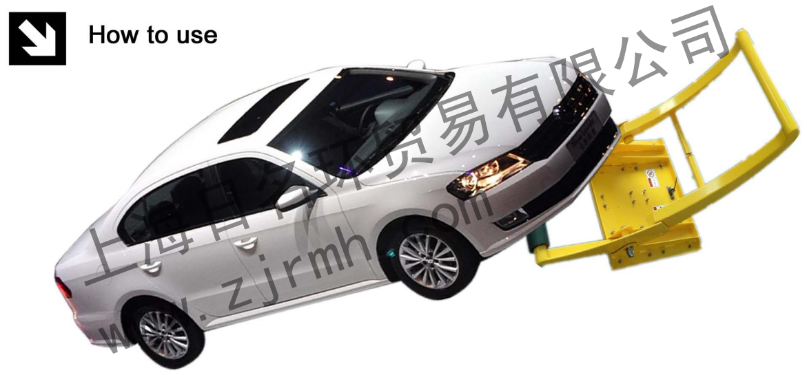 13.4kg Lightweight Foldable Vehicle Security Barrier with Electrostatic Powder Coating for Crash Protection