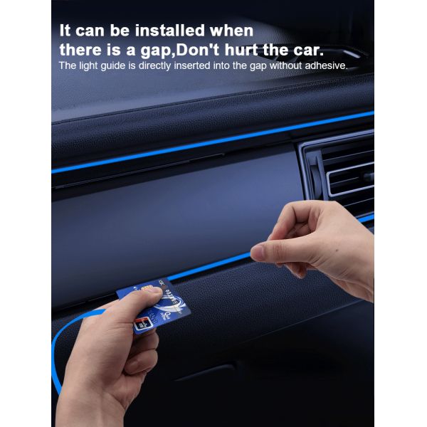 5M EL Автомобильный холодный свет Линия RGB Неон Внутренняя атмосфера Свет