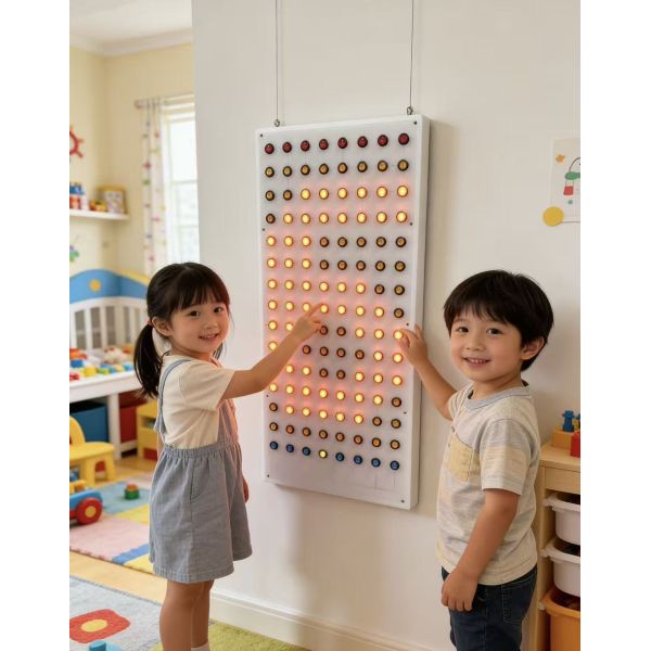 Interactive LED Button Matrix Wall for Sensory Rooms & Educational Spaces