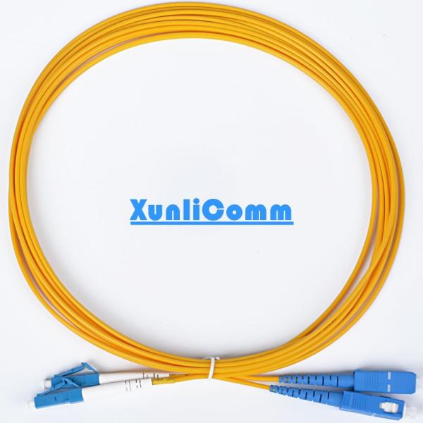 Single Mode Duplex Fiber Optic Patch Cord LC - SC