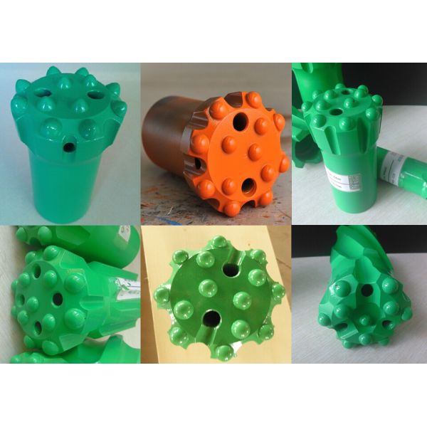 R38 Threaded Drill Bits 89mm Retrac Body For Drifting / Tunneling Hardened Steel