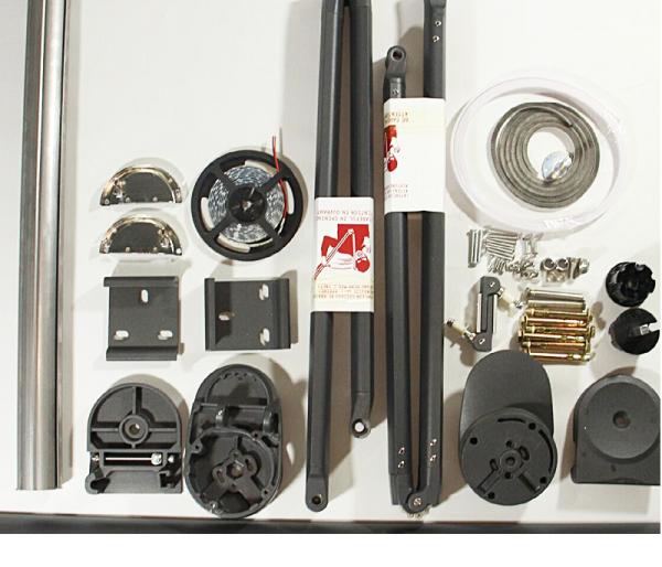 Toldo retractable al aire libre de la todo-tarjeta resistente un toldo comercial para los restaurantes