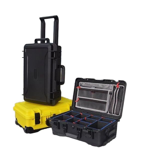Custom Tool Box 567x325x230mm IP67 Waterproof with Soundproof Wheels