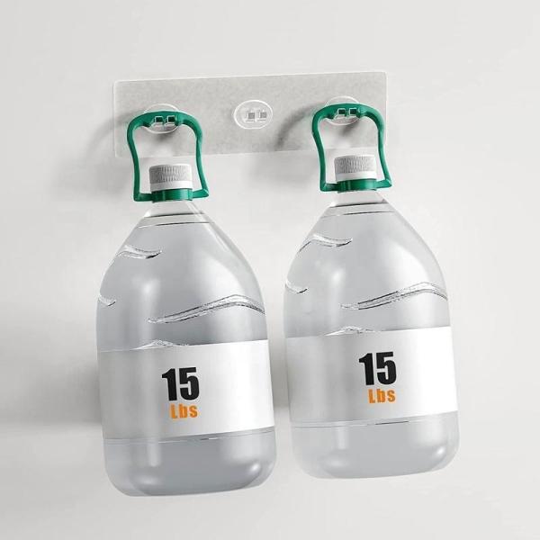 2-Pack Adhesive No Drilling Rustproof Stainless Steel Shower Caddy Shower Shelf
