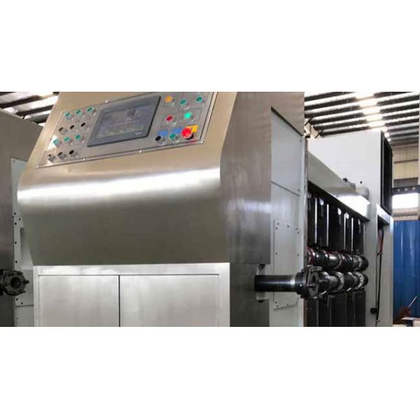 RINO Carton Box Flexo Printing Machine , 300pcs/Min Printing Carton Folder Gluer Machine