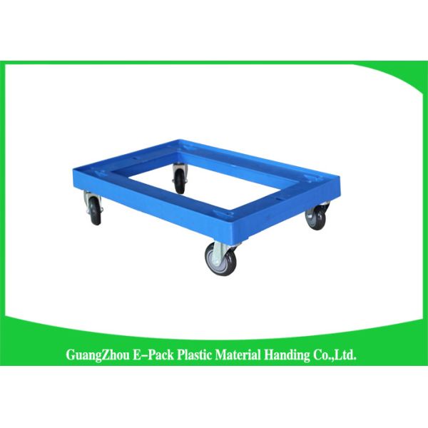 Foldable Antistatic Plastic Moving Dolly Transport Turnover For Industrial