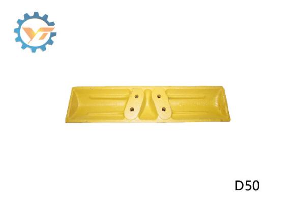 Assemblée de chaussure de voie de jaune de chaussure de marais du bouteur D50 pour les pièces de rechange de terrassement