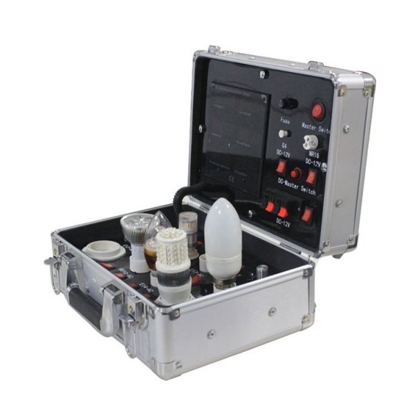 OCAR LED Test Equipment Demo Kit T8 Tube Bulbs Downlights E27/MR16/GU10 Lamp Bases Dimmer Supported