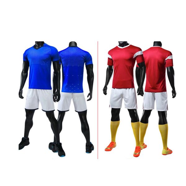 Cheap price custom customer logo football jersey plain OEM soccer jersey