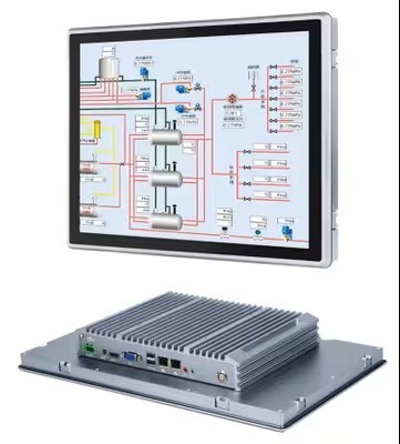 10.4 Inch Industrial Computer Monitor Fanless Industrial Touch Screen HMI with Wide Temperature Range