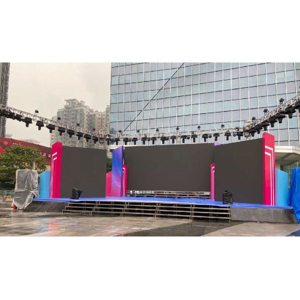 P3.91mm Pixel Pitch LED Rental Screen with 500x500mm Cabinet Size and 1920HZ Refresh Rate for Indoor Events