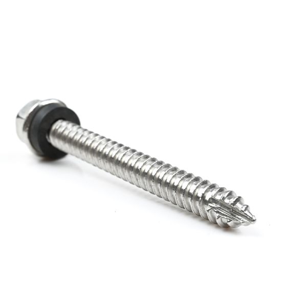 Stainless Steel ST6.3*55mm Flange Hex Self Tapping Screw Parafuso Auto Atarraxante