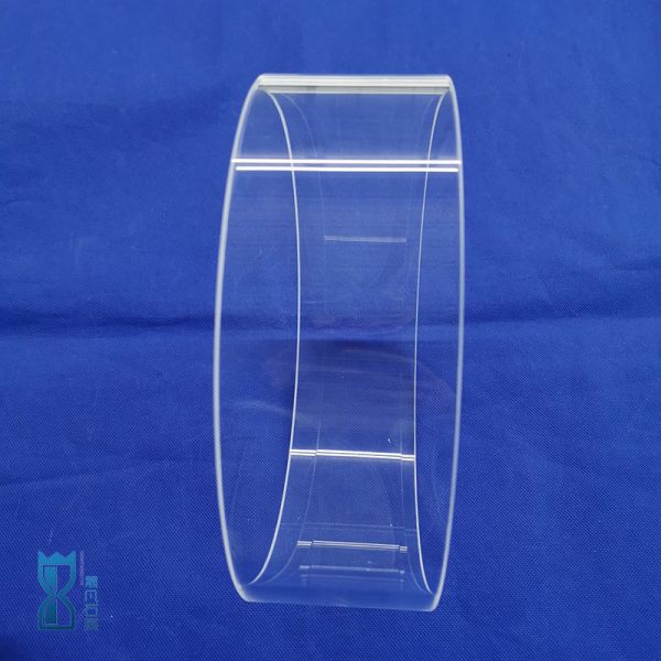 High-temperature Resistant 1100℃ Quartz Flange Tube with 99.99% SiO2 Purity and Corrosion Resistance