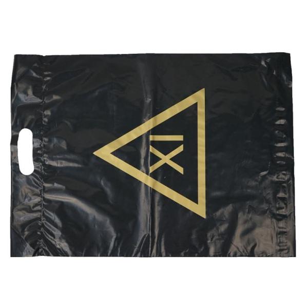 14x17 Black poly mailers with die-cut handle,plastic handle carry bags, handle plastic bags,mailing bag with handle
