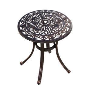 Table de jardin en aluminium moulé en aluminium déplié Table et chaises ext