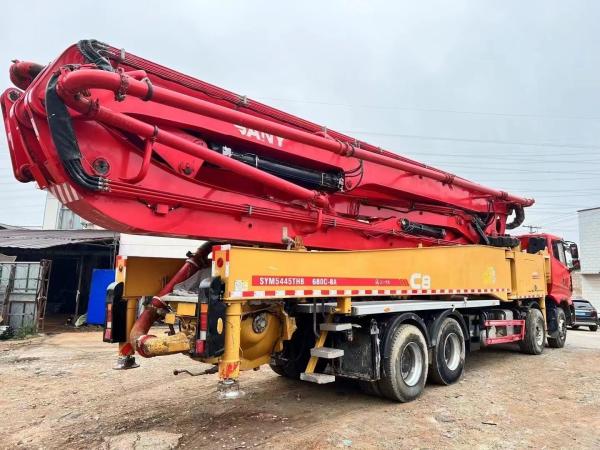 2019 Chassis maison 56m pompe à béton camion pompe béton mélangeur à haute productivité
