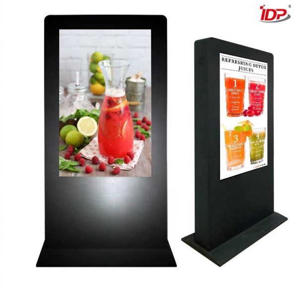 Web Based Control Panel 55 Inch Interactive Digital Kiosk High Brightness