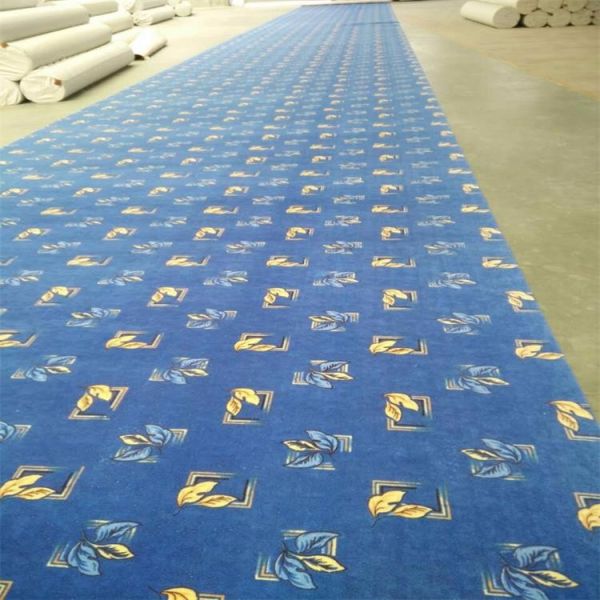 Needle punched Polyester non-woven fiber printed carpet