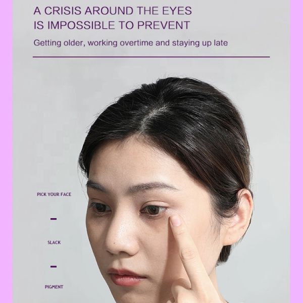 Freeze-Dried Eye Mask Hyaluronic Acid Ceramide Collagen III Brightening Firming Anti-Aging Removes Dark Circles Reduces Fine