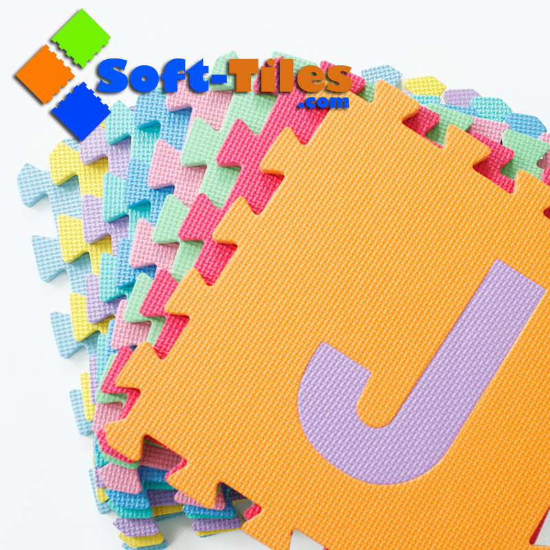 части головоломки пола пены циновки игры зигзага младенца 10pcs/set 10mm толстые