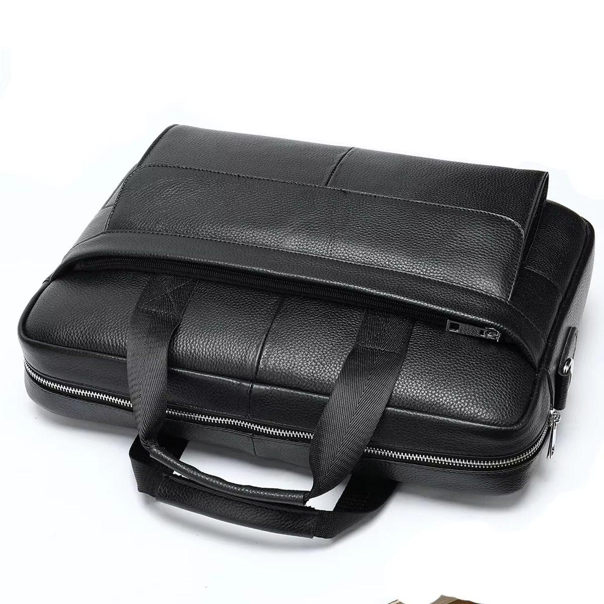 For Laudtec Leather Laptop Briefcase Elegant Luxury Business Backpack with Shoulder Strap Pure Colour Simple Design-DNB47 Wholesale OEM/ODM/Private Label