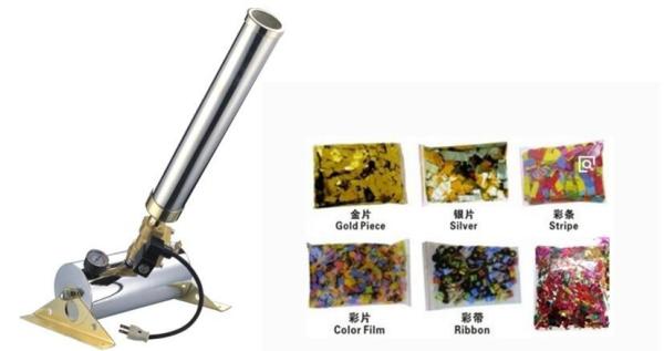 Weddings / Festival Stage Fog Machine 1500W Paper Blower Salute Machine