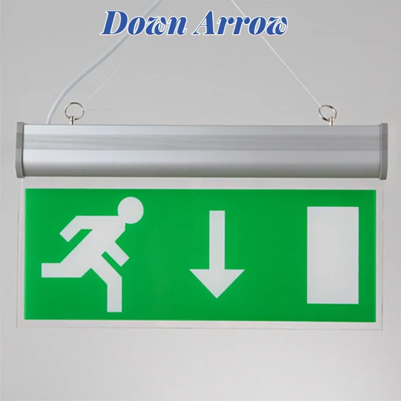 AC85-265V 3W Fire Ceiling Mounted Emergency Light with High CRI Ra80 and ABS Material