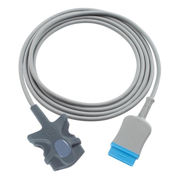 Original GE TS-SA4-GE TruSignal SpO2 Reusable Soft Tip SpO2 Sensor