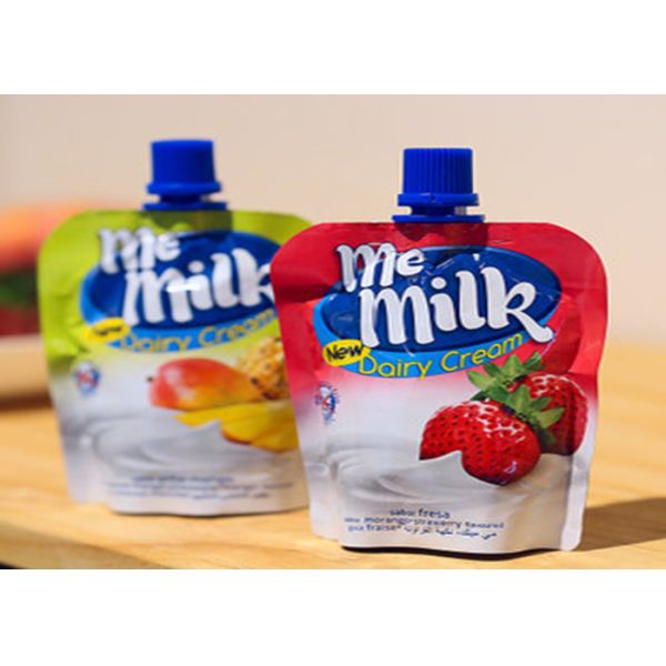Reusable Liquid Spout Pouch Packaging , Stand Up Plastic Baby Food Pouches