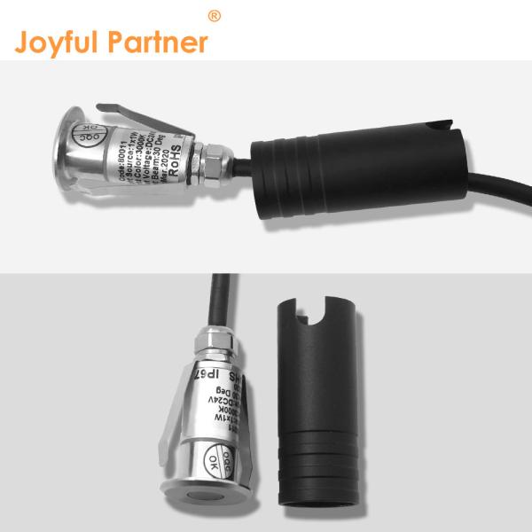 IP67Waterproof Outdoor Stainless Steel 316 Mini 1W  Concrete LED Inground Underground Recessed Lights