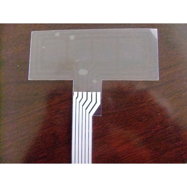 one layer transparent capacitive touch key touch button for electronic membrane switch