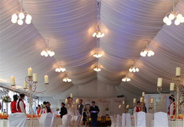 Air Conditioned White Marquee Party Tent For Wedding Removable Temporary