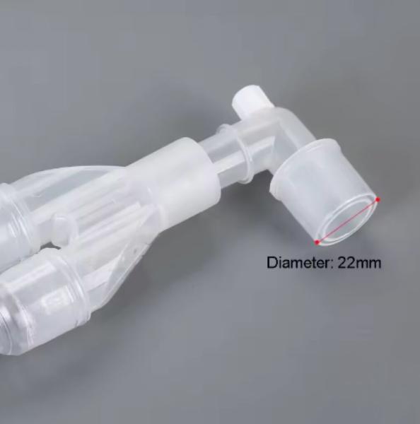 2pcs Animal Anesthesia Breathing Circuit Corrugated Tube Anesthesia Ventilator Breathing Circuits Veterinary Equipment