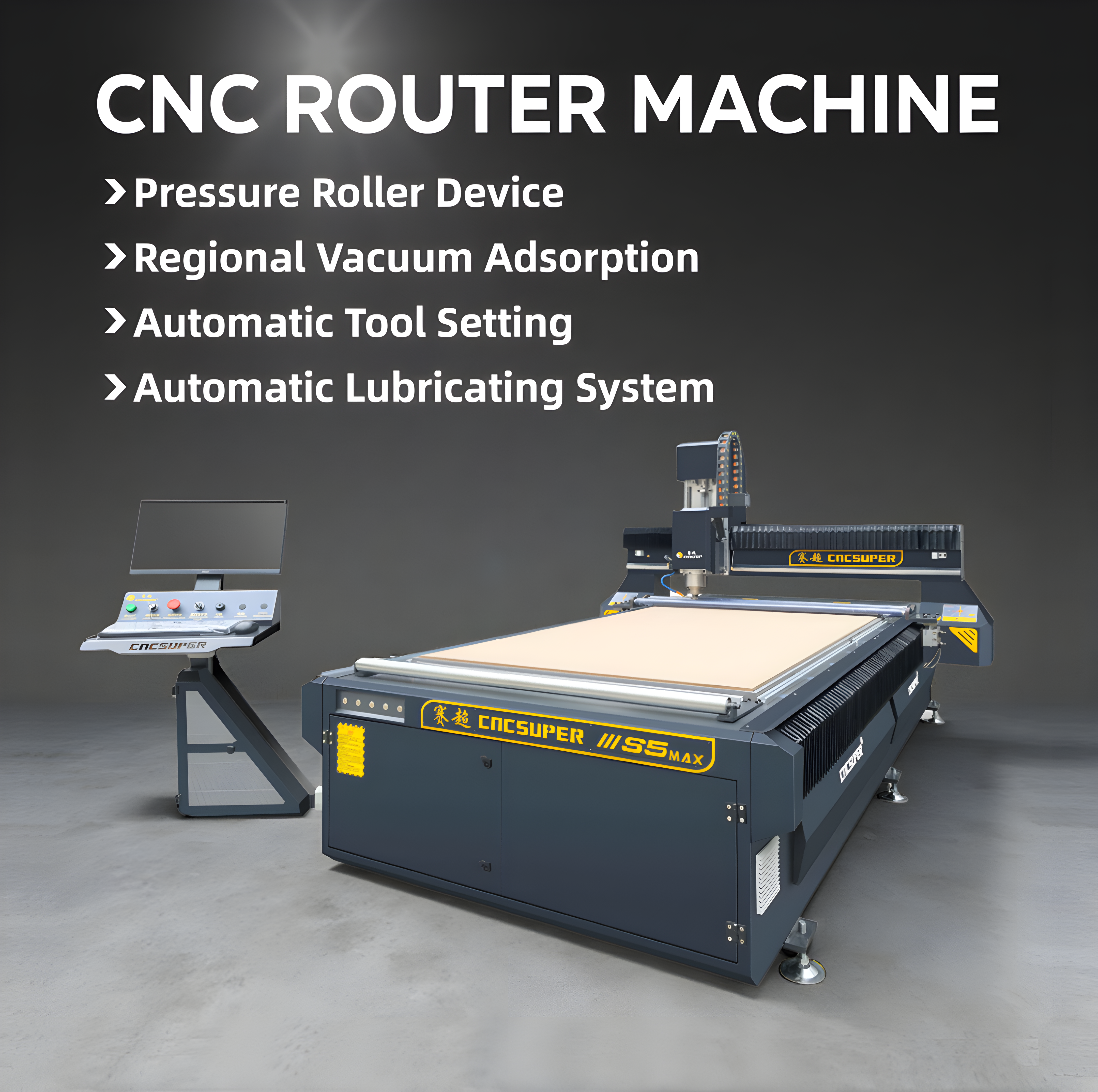 Customizable CNC Router Machine For Woodworking Furniture Industry