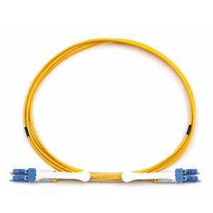 LC UPC から LC UPC 光ファイバーケーブル プルタブ付きシングルモードデュプレックス