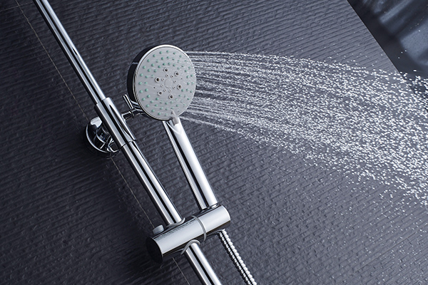 Wall Mounted Bathtub Shower Fixtures , Shower Bath Set ROVATE With Metered Faucets