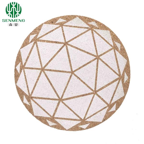 Hot Sale Wholesale Custom Resistant Natural Cork Coaster Cork Cup Mats