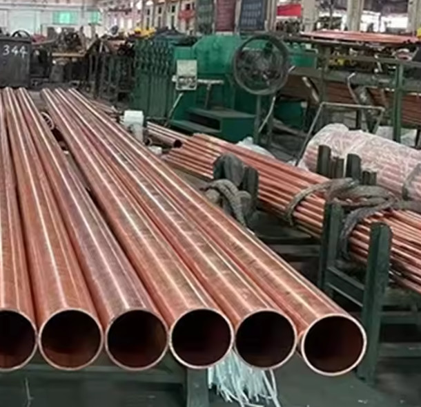 Straight Square / Round / Rectangular Copper Tube Pipe Brass Tube Pipe 8.96 g/cm³