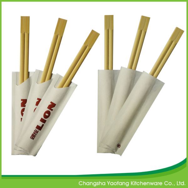 Disposable Customized Chop Sticks Bamboo Twins Sushi 21cm Eco Friendly