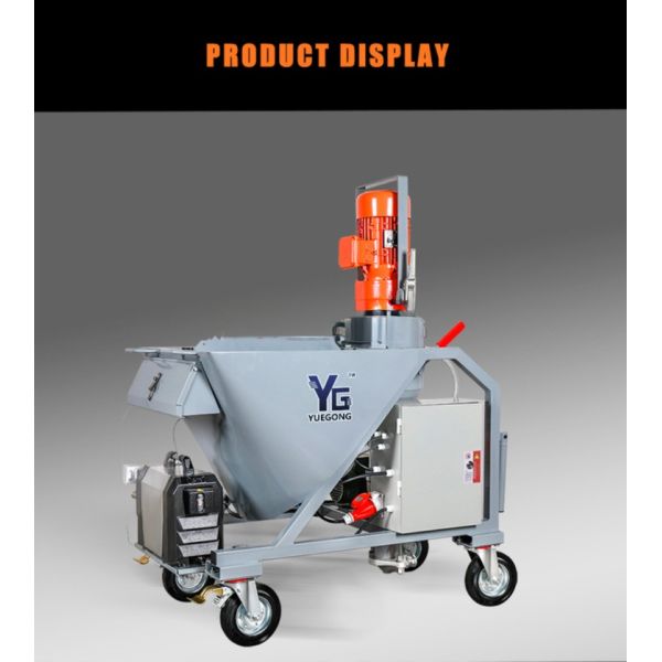 High Pressure Cement Mortar Spray Machine 35L/Min Flow Gypsum Wall Plaster Machine